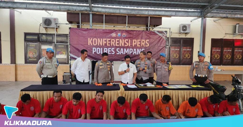 Polres Sampang Berhasil Tangkap Puluhan Pelaku Kriminal