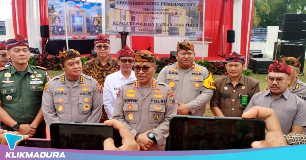 Pembangunan Mako Polres Pamekasan Dimulai, Irwasda Polda Jatim: Kantor Ini Milik&nbsp;Masyarakat