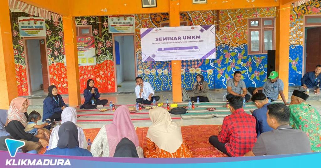 Dorong Pengembangan UMKM Desa Pakong, Mahasiswa KKN Unira dan IAIN Madura Gelar Seminar&nbsp;Kolaboratif