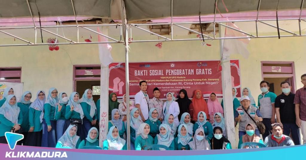 Peduli Sesama, YBM dan PIKK PLN UP3 Madura Obati 85 Warga Pamekasan Secara Gratis